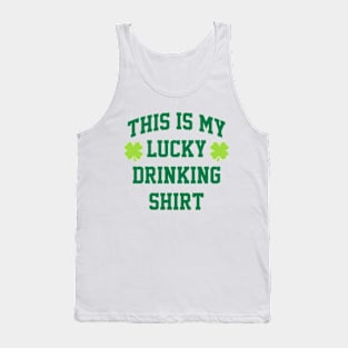 This Is My Lucky Drinking Shirt St Patricks Day Ver.2 Tank Top